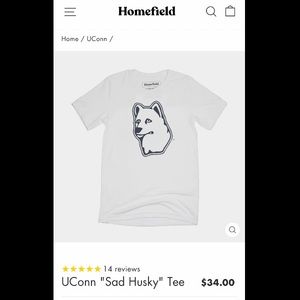 UConn “Sad Husky” tee